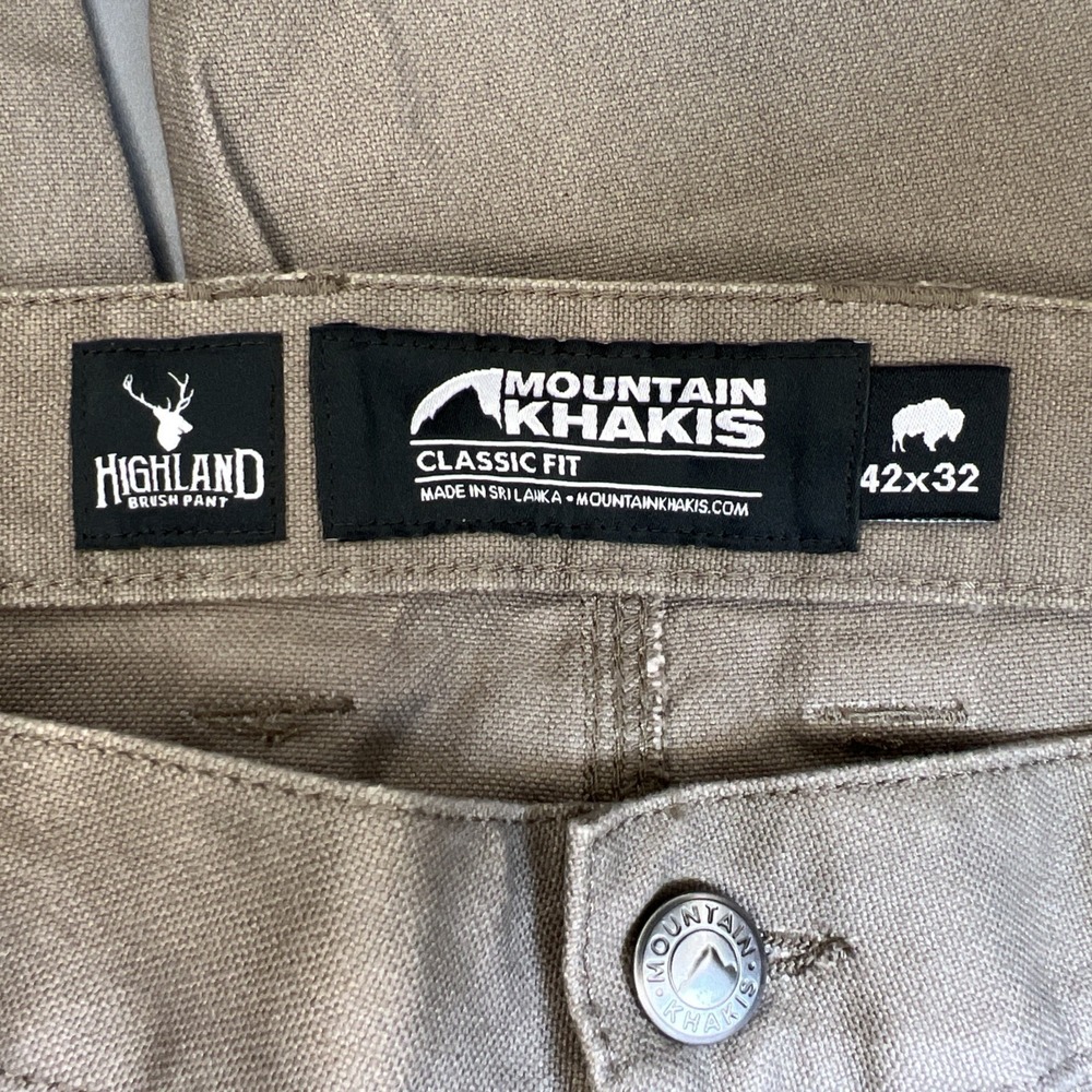 Mountain Khakis Highland Brush Pants 42x32 NWT Firma Cordura Reinforced Classic - Picture 6 of 16